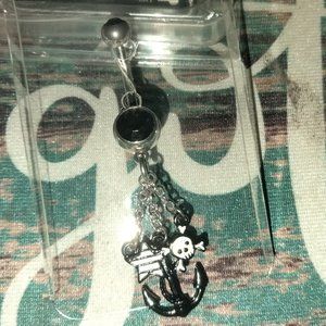 OUFER DANGLE BELLY BUTTON RING